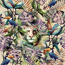 Mein Abschlussprojekt für den Kurs: Erstellung von handgemalten in Photoshop digitalisierten Modulen. Un progetto di Illustrazione tradizionale, Artigianato, Design interattivo, Papercraft, Pattern design e DIY di Marion Kac - 08.05.2024