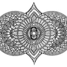 My project for course: The Art of Mandala Drawing: Create Geometric Patterns. Drawing & Ink Illustration project by Sarah Noegel - 05.08.2024