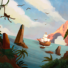 Mi proyecto del curso: Concept Art: introducción al diseño de escenarios . Ilustrasi tradisional, Film, Video, TV, Animasi, Ilustrasi Digital, Video Game, Seni Konsep, Dan Desain Game proyek oleh Sait Nava - 05.07.2024