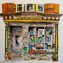 My project for course: Watercolor Urban Illustration: Portray your City . % rhpxs2c2pg tarafından hazırlanan Tablo, Çizim, Sulubo, a Resim, Mimari İllüstras, Ve on projesi - 05.08.2024