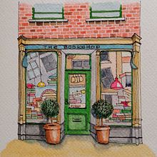 Mi proyecto del curso: Ilustración urbana en acuarela: retrata tu ciudad. Un proyecto de Pintura, Dibujo, Pintura a la acuarela e Ilustración arquitectónica de Mila Ochea - 08.05.2024