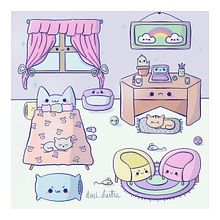 Meu projeto do curso: Design de mundos kawaii: crie ilustrações alegres Ein Projekt aus dem Bereich Design von Figuren, Digitale Illustration, Bühnendekoration und Kreativität von Denise Lumi - 07.05.2024