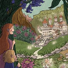 My project for course: Forest Fantasy Illustration in Procreate & Photoshop. Un proyecto de Ilustración digital, Ilustración infantil y Dibujo digital de S M - 10.05.2024
