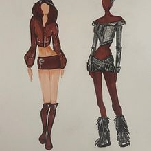 DA. Propi estil enfocat al disseny de moda . Traditional illustration, and Design project by gabriela parra - 05.10.2024
