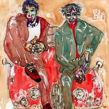 DIBUJOS Expresionistas.. Artes plásticas, Desenho, Criatividade, Pintura em aquarela, Desenho artístico, Ilustração com tinta, Arquitetura, Design de personagens, Design gráfico, Pintura, Comic, Desenho a lápis, Decoração de interiores, Criatividade para crianças, e Pintura decorativa projeto de CARMEN LUNA - 10.05.2024