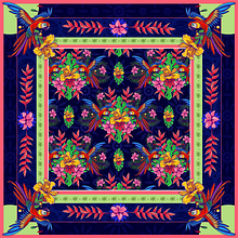 Mi proyecto del curso: Ilustración para estampados con alma_Los guacamayos. Un progetto di Illustrazione tradizionale, Pattern design, Illustrazione vettoriale, Stampa, Bozzetti, Disegno e Illustrazione digitale di miguel bernal - 09.05.2024