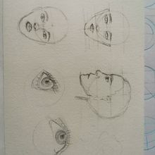 My project for course: Portrait Sketchbooking: Explore the Human Face. Sketching, Drawing, Portrait Drawing, Artistic Drawing, and Sketchbook project by napiorka - 05.11.2024