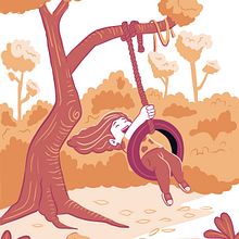 Summer Swing. Digital Illustration, Children's Illustration, Digital Design, Digital Drawing, and Digital Painting project by Suchinder Srivatsa - 05.11.2024