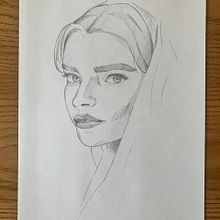 Mi proyecto del curso: Cuaderno de retratos a línea con grafito. Artes plásticas, Esboçado, Desenho, Desenho de retrato, e Sketchbook projeto de maujuarez2002 - 11.05.2024