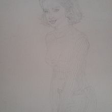 My project for course: Illustration of a Pin-Up with Traditional Techniques. Traditional illustration, Fine Arts, Painting, Pencil Drawing, and Drawing project by Akim Ferreira da Macena - 05.12.2024