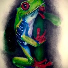 Il mio progetto del corso: Tecniche di colore per tatuaggi. Un proyecto de Ilustración tradicional y Diseño de tatuajes de Gionata Zanoni - 26.05.2024