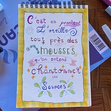 Mon projet du cours : Initiation au doodling créatif et au lettering manuel . % Cécile Camatte tarafından hazırlanan Geleneksel illüstras, on, Harfler, Çizim, Ve El Yazısı projesi - 05.12.2024