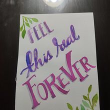 Mi proyecto del curso: Caligrafía con pinceles de agua para principiantes. Calligraph, and Watercolor Painting project by Mel E. - 05.13.2024