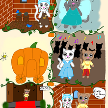Mein Abschlussprojekt für den Kurs: Illustration von Märchen im Kawaii-Stil. Ilustração tradicional, Design de personagens, Ilustração digital, e Mangá projeto de anna_feideler - 13.05.2024