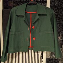 My project for course: Cut and Sew a Jacket from Start to Finish. Fashion Design, Sewing, and DIY project by janettedarbon - 05.13.2024