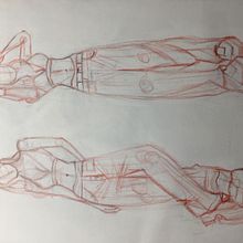 Mi proyecto del curso: Dibujo anatómico para principiantes Ein Projekt aus dem Bereich Bildende Künste, Skizzenentwurf, Bleistiftzeichnung, Zeichnung, Realistische Zeichnung und Anatomische Zeichnung von msaiz2010 - 13.05.2024