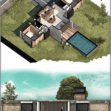 Proyecto de curso: "Ilustración digital de proyectos arquitectónicos". Un proyecto de Arquitectura, Paisajismo, Ilustración digital, Arquitectura digital e Ilustración arquitectónica de Santiago Villacrés - 13.05.2024