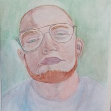 Mi proyecto del curso: Retrato artístico en acuarela. Un proyecto de Bellas Artes, Pintura, Pintura a la acuarela y Dibujo de Retrato de Carmen Iriarte Alfonzo - 13.05.2024