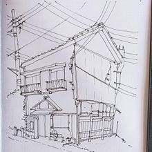 Mi proyecto del curso: Dibujo arquitectónico expresivo con marcadores de colores. Sketching, Drawing, Architectural Illustration, Sketchbook & Ink Illustration project by santimar55 - 05.14.2024