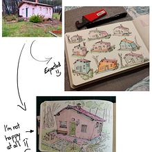 Mi proyectazo Final: Dibujo arquitectónico expresivo con marcadores de colores.. Sketching, Drawing, Architectural Illustration, Sketchbook & Ink Illustration project by guillehernandezalfaro - 05.14.2024