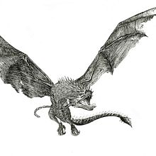 Dragon: Hungarian Horntail (Harry Potter). Un progetto di Illustrazione tradizionale di elisenda_junyent - 22.10.2020