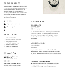 Mi proyecto del curso: Currículums para creativos: crea tu CV y carta de presentación. Management, and Productivit project by Belen Luna - 05.13.2024