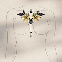Meu projeto do curso: Design de tatuagem botânica com Procreate. Traditional illustration, Digital Illustration, Tattoo Design, and Botanical Illustration project by Tatiana Bartoli - 05.15.2024