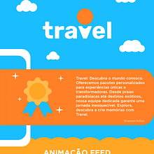 Projeto Travel. Motion Graphics, Animation, Instagram, Digital Design, and Social Media Design project by ericmaldine - 05.15.2024