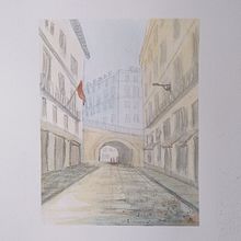 Il mio progetto del corso: Rappresentazione architettonica ad acquerello. Un proyecto de Ilustración tradicional, Bocetado, Dibujo, Pintura a la acuarela, Ilustración arquitectónica y Sketchbook de giuseppe_m - 16.05.2024