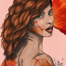 Mi proyecto del curso: Retrato ilustrado con Procreate. Projekt z dziedziny Trad, c, jna ilustracja, Grafika wektorowa, Ilustracja c, frowa i Portret użytkownika Alicia - 16.05.2024