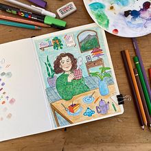 Exploratory Sketchbook: @tochefaruz. Traditional illustration, Sketching, Creativit, Drawing, Watercolor Painting, Sketchbook, and Gouache Painting project by Toche Ruz - 05.16.2024