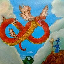 Mi proyecto del curso: Pintura acrílica de fantasía. Un proyecto de Diseño de personajes, Pintura y Pintura acrílica de Enrique Cataldo - 16.05.2024