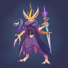 Il mio progetto del corso: Character design con Procreate: crea personaggi di fantasia - Eve il prescelto!. Un progetto di Illustrazione tradizionale, Character design, Illustrazione digitale, Disegno digitale e Pittura digitale di Angelo Federico Cutrono - 17.05.2024