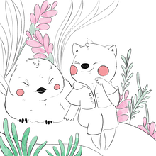 My project for course: Creating Characters for Children's Stories with Procreate. Traditional illustration, Character Design, Digital Illustration, Children's Illustration, and Digital Drawing project by Tehila Bar - 05.17.2024