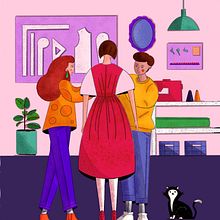 Mi proyecto del curso: Ilustración digital colorida en Procreate. Traditional illustration, Drawing, Digital Illustration, and Digital Drawing project by Andrea Domínguez - 05.17.2024
