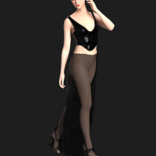 Meu projeto do curso: Introdução ao design de moda em 3D no CLO. Animation, Video, Fashion Design, 3D Design, Digital Design, Patternmaking, and Dressmaking project by Renan Machado Braga - 05.18.2024
