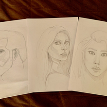 Mi proyecto del curso: Sketchbook de retrato: explora el rostro humano. Sketching, Drawing, Portrait Drawing, Artistic Drawing, and Sketchbook project by Abigail Castro Ramírez - 05.19.2024