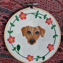 Meu projeto do curso: Acessórios bordados: miniaturas de animais com needle painting. Jewelr, Design, and Embroider project by Juliana Soares - 05.15.2024