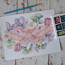 My project for course: Naturalist Illustrations with Watercolors: Drawing and Composition. Traditional illustration, Drawing, Watercolor Painting, and Naturalistic Illustration project by jennfrys_1 - 05.20.2024