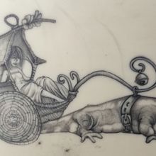 Mi proyecto del curso: Técnicas de tatuaje: sombreado con pepper shading. Traditional illustration, and Tattoo Design project by Itxill Osorio Gonsen - 05.21.2024