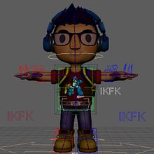 My project for course: Introduction to Rigging for Animation. Un progetto di Animazione, Rigging e Animazione 3D di Daniel Buitrago Rodriguez - 21.05.2024