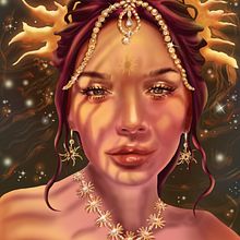 My project for course: Digital Fantasy Portraits with Photoshop Ein Projekt aus dem Bereich Traditionelle Illustration, Zeichnung, Digitale Illustration, Porträtzeichnung, Digitale Zeichnung und Digitale Malerei von Haleh Doroudgar - 21.05.2024
