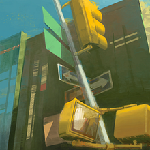 Stop! . Architecture, Digital Illustration, Film, Video, TV, Game Design, and Concept Art project by Oliver Paz Perez - 05.21.2024