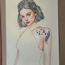 My project for course: Illustration with Pastel and Coloured Pencils. Projekt z dziedziny Trad, c, jna ilustracja,  Sztuki piękne, R, sunek ołówkiem,  R, sunek, Portret, R, sunek realist, czn,  R, sunek art, st i czn użytkownika Iva Kunciak - 22.05.2024