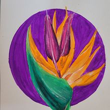 Mi proyecto del curso: Pintura botánica con acrílico. Traditional illustration, Fine Arts, Painting, Acr, lic Painting, and Botanical Illustration project by Mónica Javier - 05.22.2024
