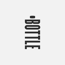 Bottle - Wordmark logo . Branding și identitate, Design grafic, Tipografie, Design de logo și Design tipografic de Mahmodul Hasan - 05.23.2024