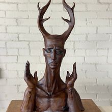 My project for course: Introduction to Clay Figurative Sculpture. Fine Arts, and Sculpture project by Alexandra Messimer - 05.23.2024