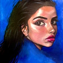 Mi proyecto del curso: Retrato expresivo al óleo: explora la técnica alla prima. Artes plásticas, Pintura, e Pintura a óleo projeto de priscillar2200 - 06.05.2024