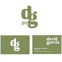 Creació logo i targeta. Un proyecto de Diseño, Publicidad y Marketing de David Garcia - 16.11.2023