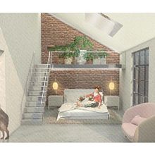 Mi proyecto del curso: Representación gráfica de proyectos arquitectónicos. Architecture, Graphic Design, Interior Architecture, Interior Design, L, scape Architecture, Collage, Digital Architecture, and Architectural Illustration project by Brianda Anaya Baruco - 03.08.2023